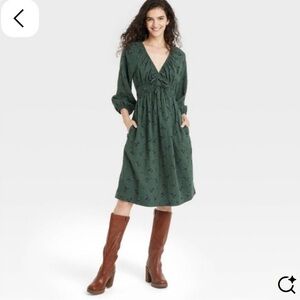 Universal Thread Linen blend boho dress